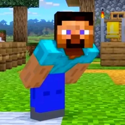 Steve's Spinning Minecraft Home Run