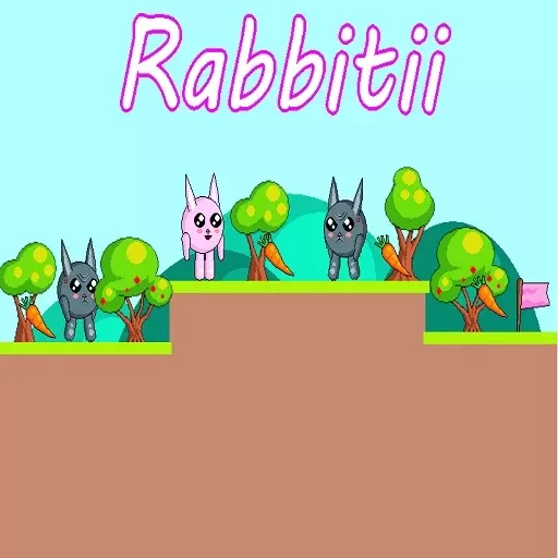 Rabbitii: Carrot Collecting Peril in Eight Challenging Levels