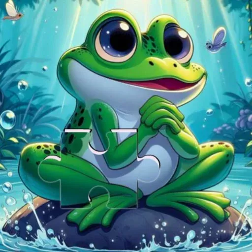 Jungle Charm: Adorable Animal Jigsaw Puzzle Escape
