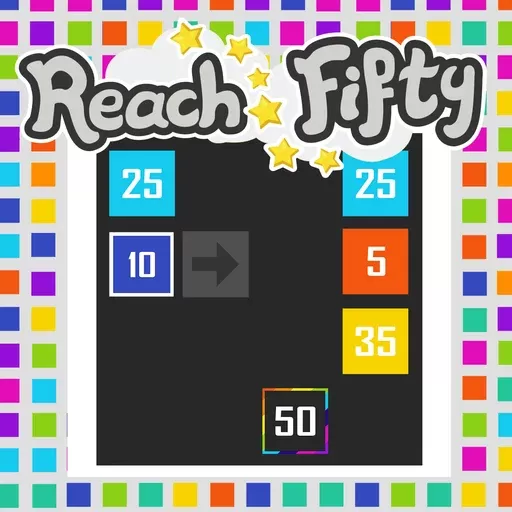 Reach Fifty: Slide, Add, and Conquer the Numbers
